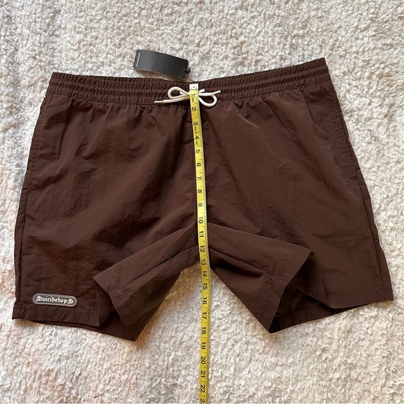 G59 | $UICIDEBOY$ | FTP | GREYFIVENINE | GREY59 | BROWN SHORTS - Picture 8 of 9